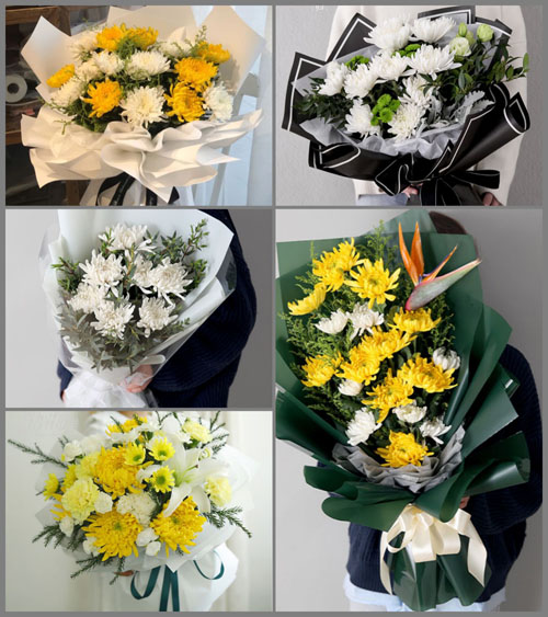 广东肇庆市怀集县岗坪镇维安村白事花束代送
